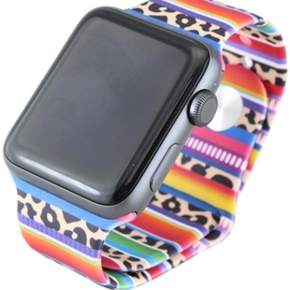 Accessories - Serape & leopard Apple watchband